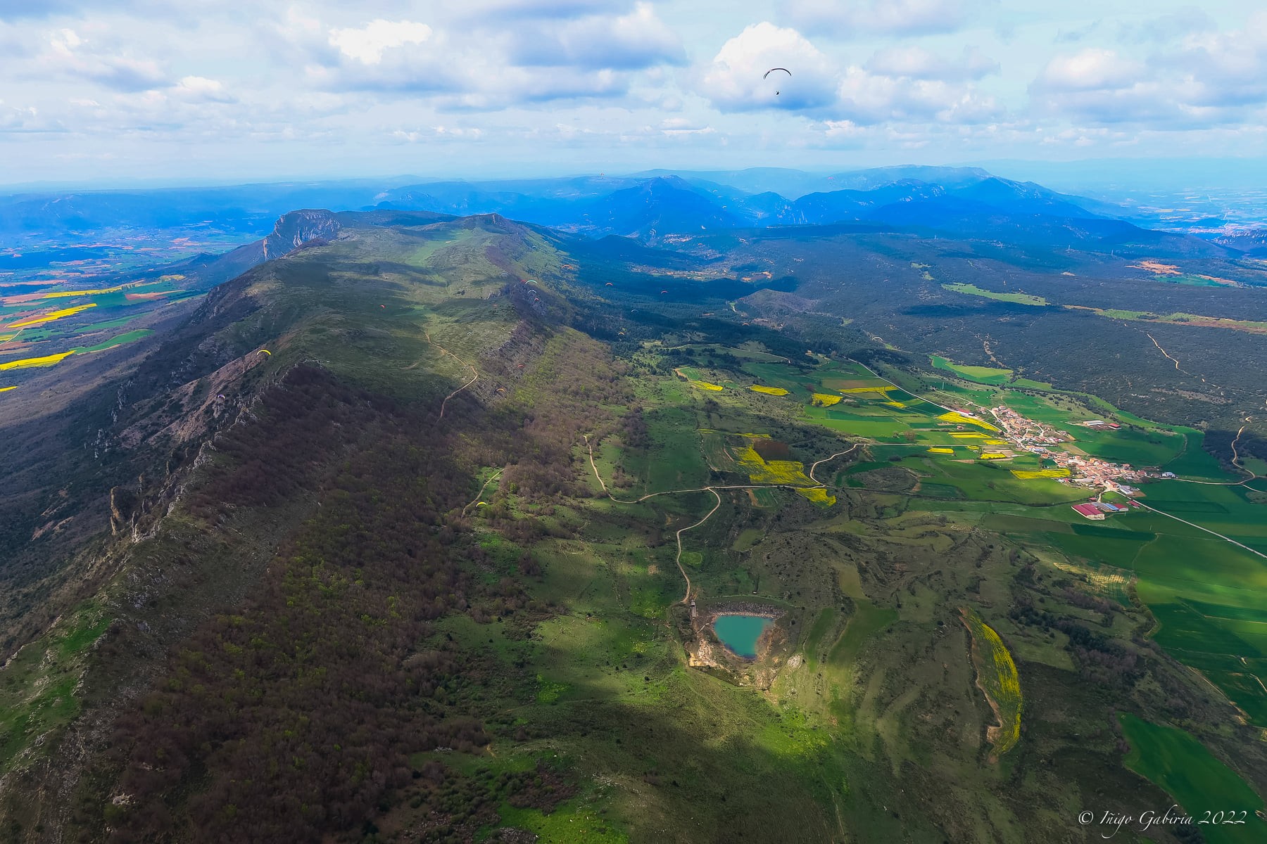 Comenzó el Campeonato Navarro de Parapente